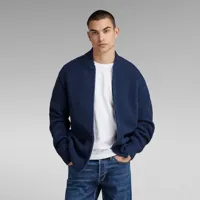 g-star chunky half zip sweater bleu 2xl homme