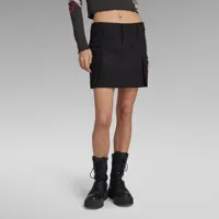 g-star d23577-d190 short skirt noir 25 femme