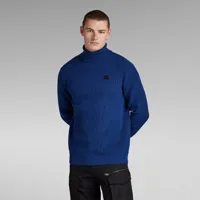 g-star d24211-c868 turtle neck sweater bleu 2xl homme