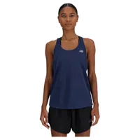 new balance athletics sleeveless t-shirt bleu xs femme