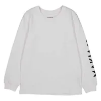 makia nuuk long sleeve t-shirt blanc 122-128 cm garçon