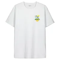 makia snatched short sleeve t-shirt blanc l homme