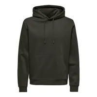 only & sons connor reg hoodie gris l homme