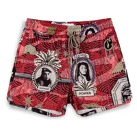 grimey supastar swimming shorts rouge s homme