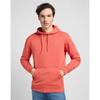 lee plain hoodie orange xl homme