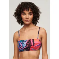 superdry tropical bandeau bikini top multicolore xs femme