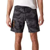 fox racing lfs overhead camo stretch 18´´ swimming shorts gris 30 homme