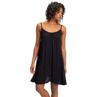 roxy spring adventure sleeveless short dress noir xs femme