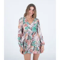 hurley palmetto sunset sleeveless short dress multicolore s femme
