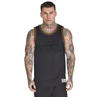 siksilk basketball short sleeve t-shirt noir 2xl homme