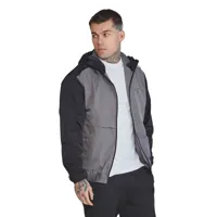 siksilk windbreaker jacket gris 2xl homme