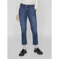 vila vialice rw straight jeans bleu 42 / 32 femme
