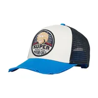 superdry mesh trucker cap bleu  homme