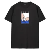 makia sailaway short sleeve t-shirt noir 2xl homme