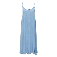 only laia sl string sleveless long dress bleu xl femme