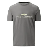 fynch hatton 14131301 short sleeve t-shirt gris 3xl homme