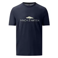 fynch hatton 14131301 short sleeve t-shirt bleu 3xl homme