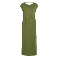 vila luxi glitter short sleeve long dress vert xs femme