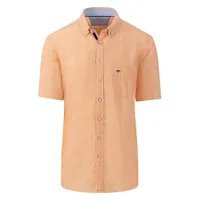 fynch hatton 14046001 short sleeve shirt orange 2xl homme
