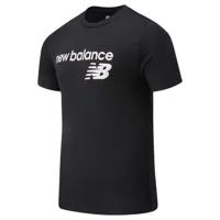 new balance classic core logo short sleeve t-shirt noir l homme