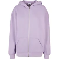 urban classics oversized full zip sweatshirt violet 3xl femme
