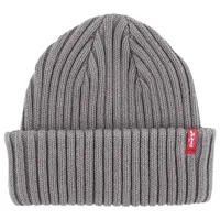 levis accessories ribbed beanie gris  homme