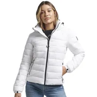 superdry classic fuji puffer jacket blanc s femme