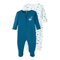 name it majolica baby pyjama 2 units bleu 6 months garçon