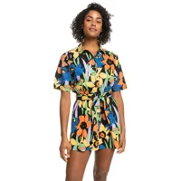 roxy real yesterday dress multicolore l femme