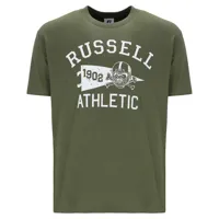 russell athletic amt a30431 short sleeve t-shirt vert xl homme