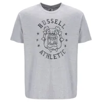 russell athletic amt a30471 short sleeve t-shirt gris xl homme