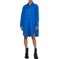tommy hilfiger oversized long sleeve dress bleu 34 femme