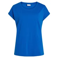 vila dreamers new pure short sleeve o neck t-shirt bleu m femme