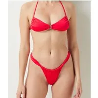bikini brésilien bas de maillot - taleza - 38 - rouge - femme - etam
