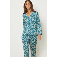 pantalon de pyjama imprimé - maila - xl - canard clair - femme - etam
