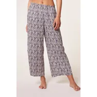 pantalon de pyjama 7/8 imprimé - bavna - s - violet - femme - etam