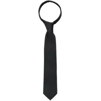 cravate noir uni