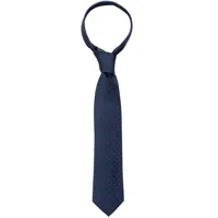 cravate bleu foncé tacheté
