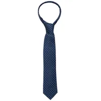 cravate bleu marine tacheté