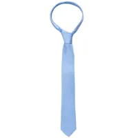 cravate bleu clair uni