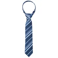 cravate bleu foncé rayé