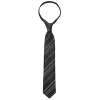 cravate noir rayé