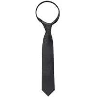 cravate noir uni