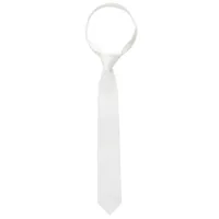 cravate blanc structuré