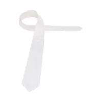 cravate blanc estampé