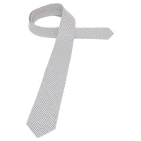 cravate gris clair estampé