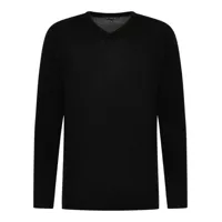 pull en tricot noir uni