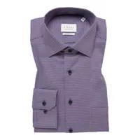 comfort fit chemise violet structuré