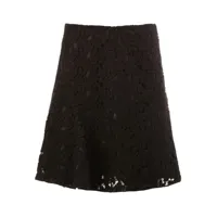 giambattista valli lace pleated skirt - noir