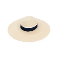 maison michel chapeau blanche - tons neutres